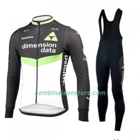 Combinaison Cycliste M/L + Collant à Bretelles 2017 Dimension Data N001